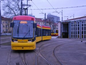 Nowy tramwaj Pesy w Warszawie